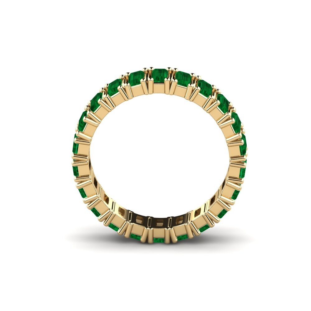 Zircônia Verde Anel Wain