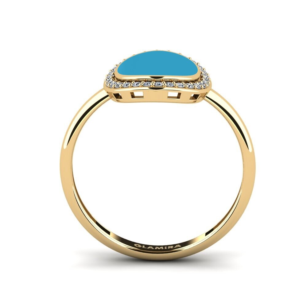 Or Jaune 9k Bague Waldglas