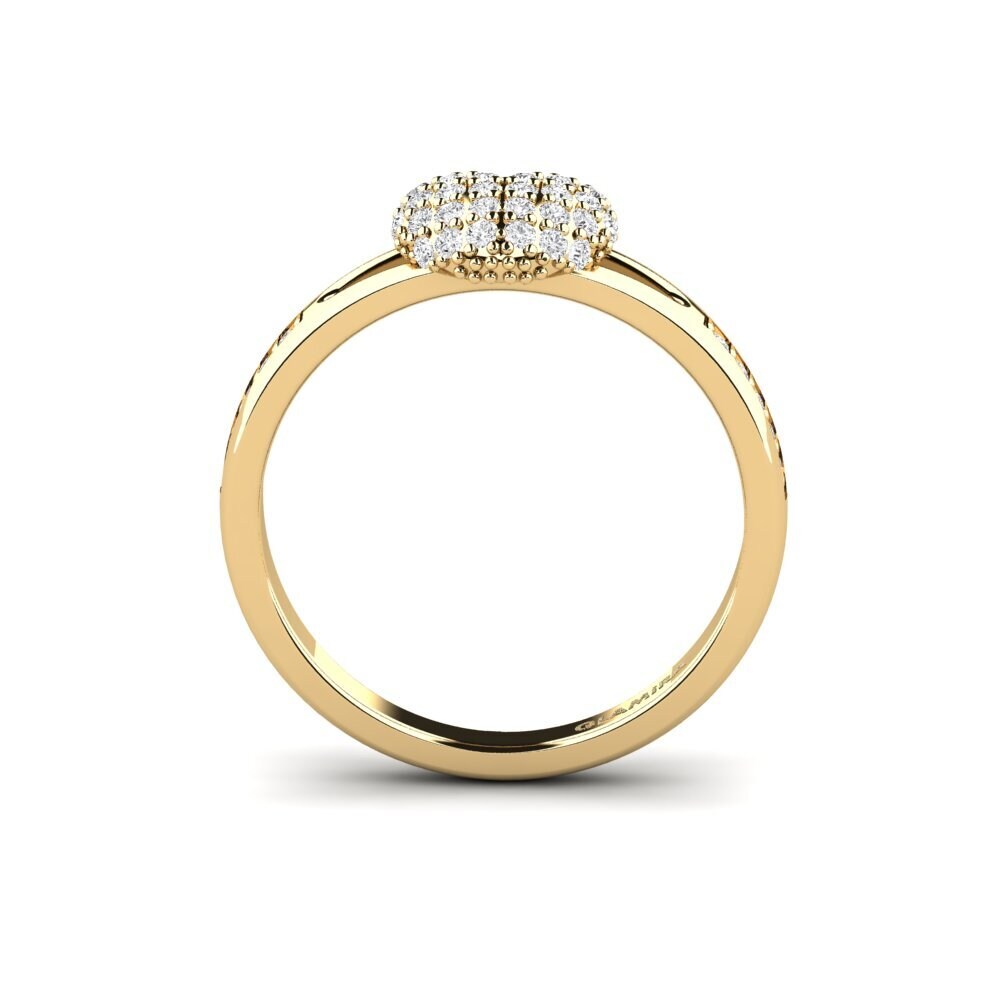 diamante-safira Anel Wusden