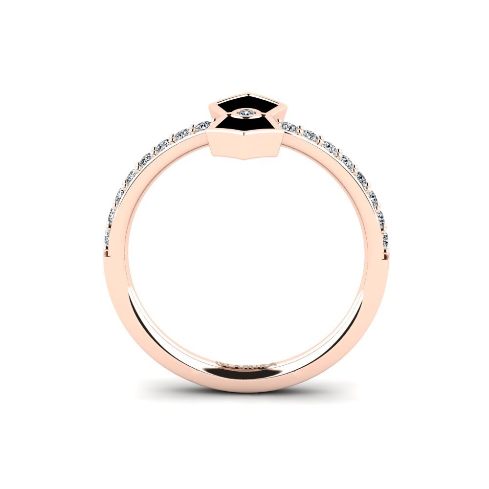14ct Rose Gold Ring Xentosa