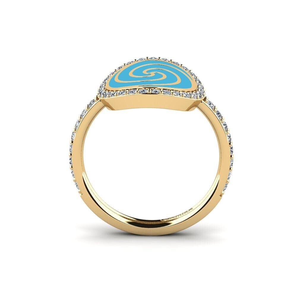 Or Jaune 9k Bague Xepalta