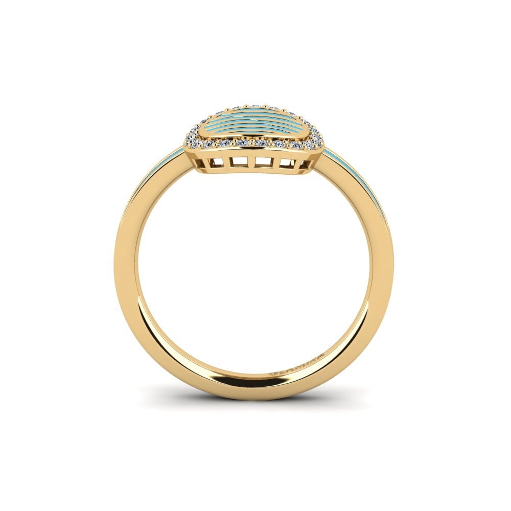 Or Jaune 9k Bague Yandijak