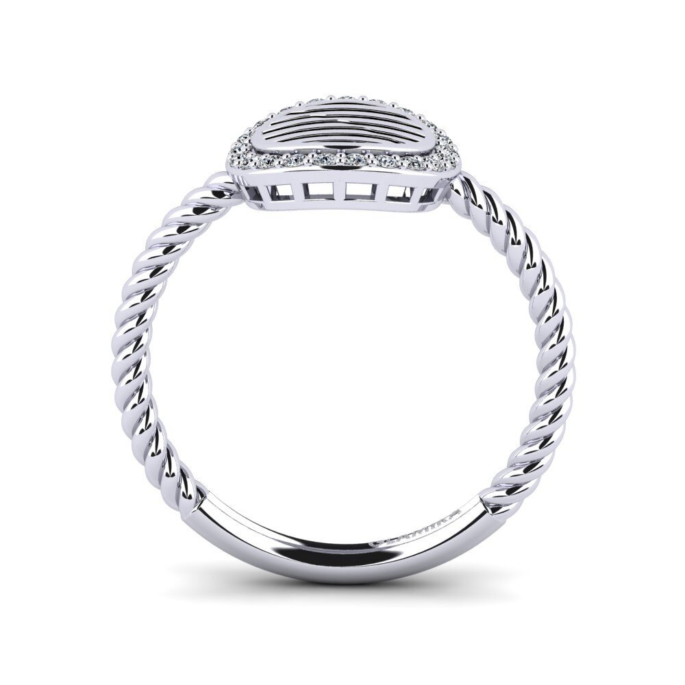Or Blanc 14k Bague Yandijal