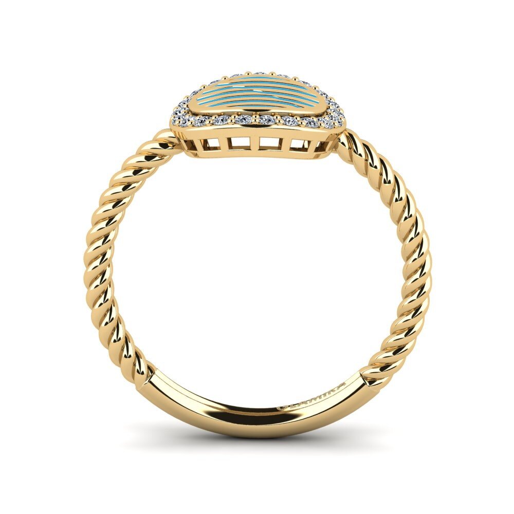 Or Jaune 9k Bague Yandijal