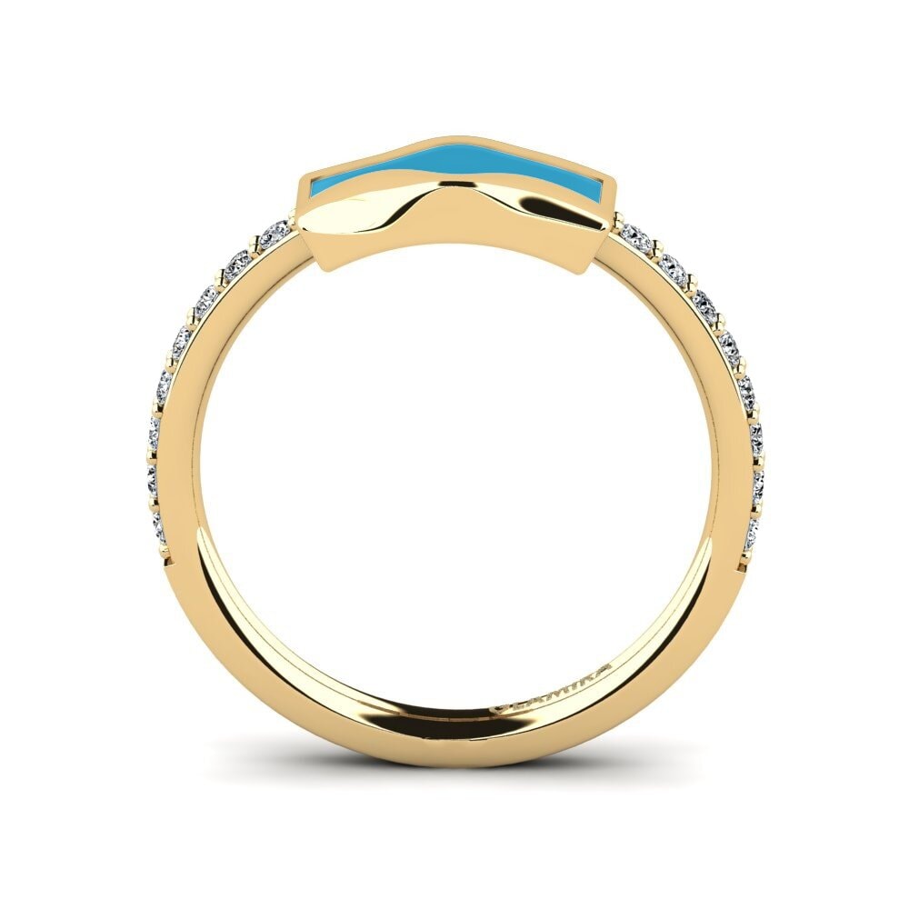 Or Jaune 9k Bague Yandinan