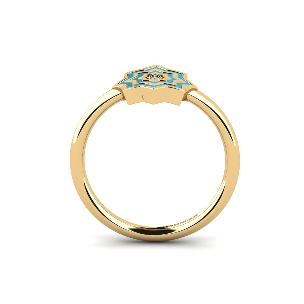 Or Jaune 9k Bague Yandinaw