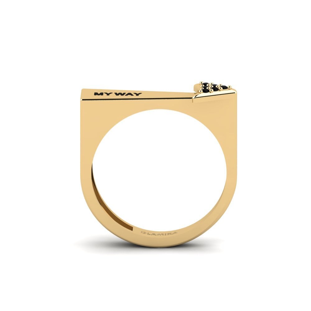 Black Onyx Ring Affermazione