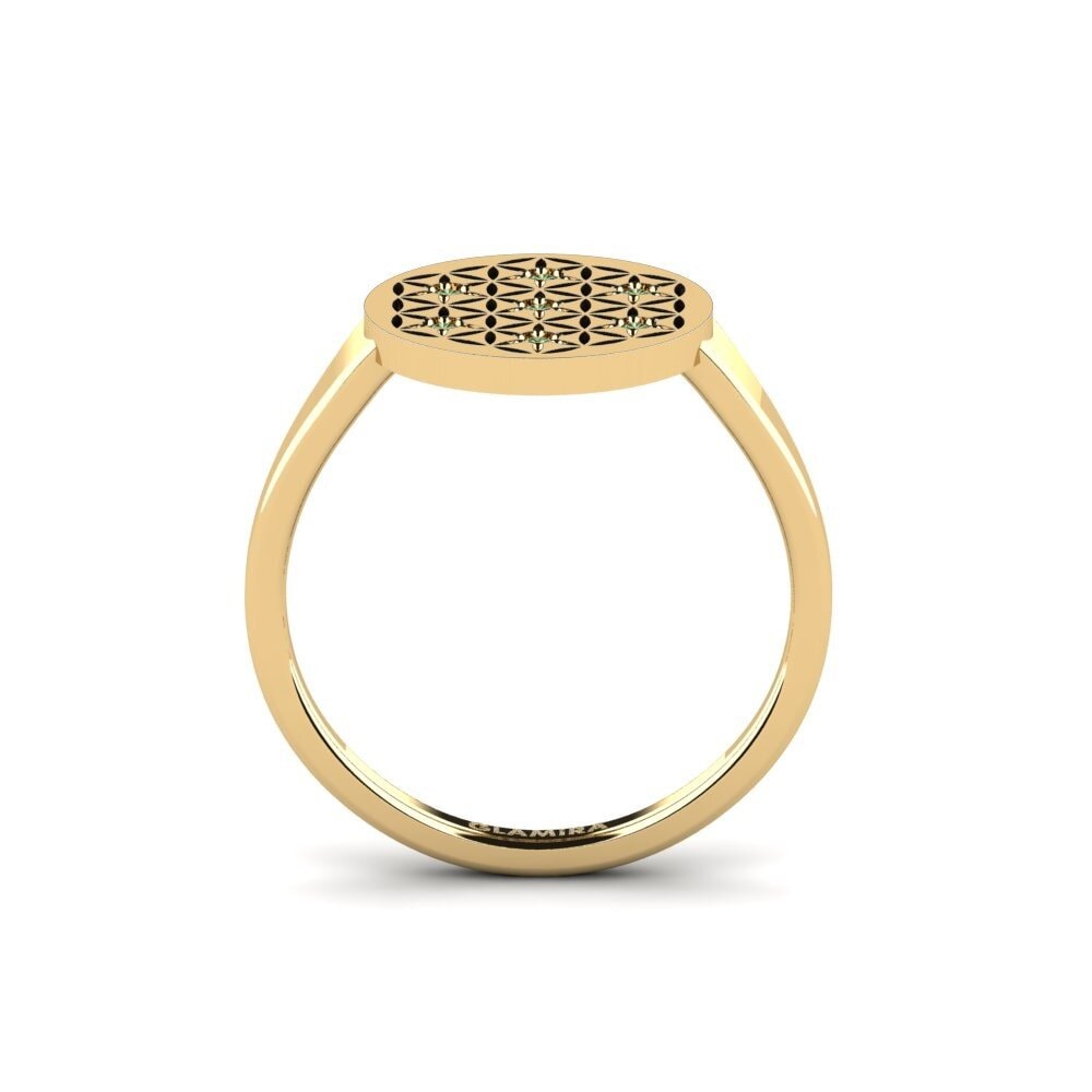 Diamante Verde Anel Glenrothes