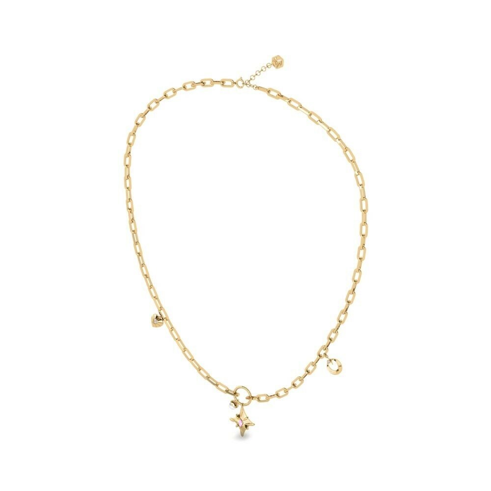 Saphir Rose Collier trombones Heimaey