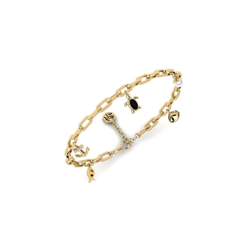 Onyx Noir Bracelet trombones Hemmelig