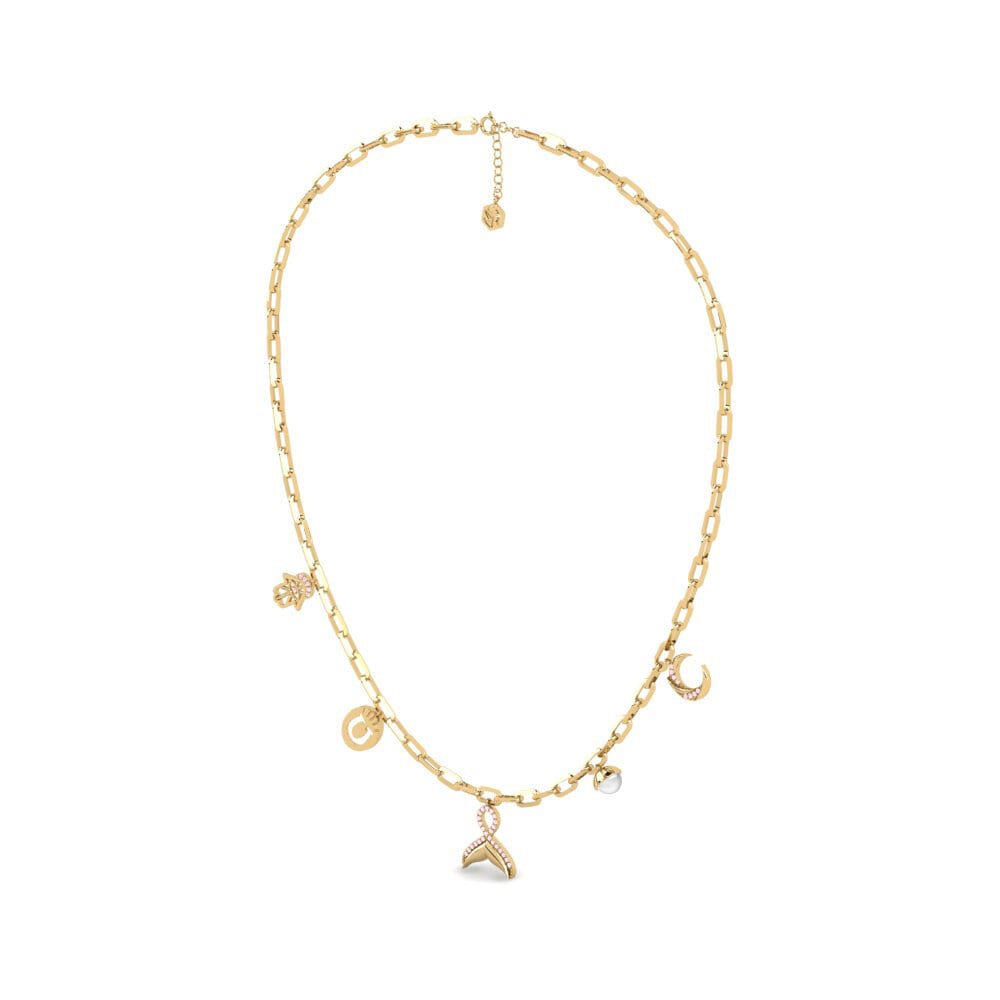Saphir Rose Collier trombones Metinai