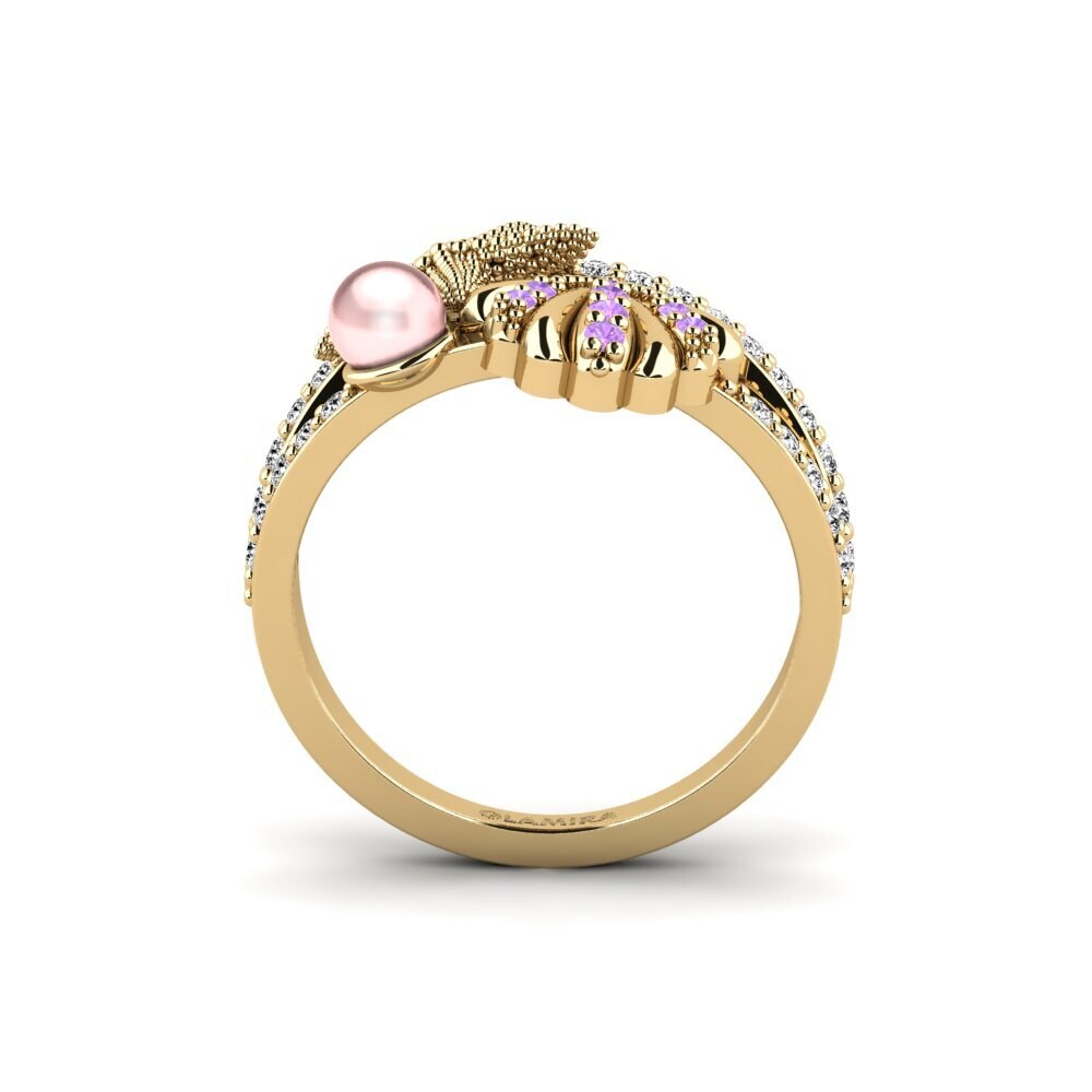 Amatista Anillo Oroitzapena