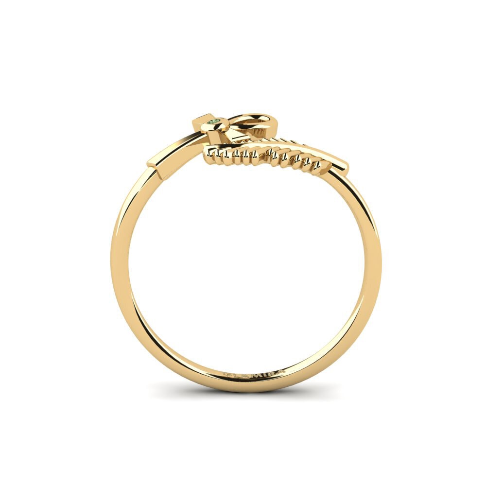 Diamante Verde Anel Pitsunda