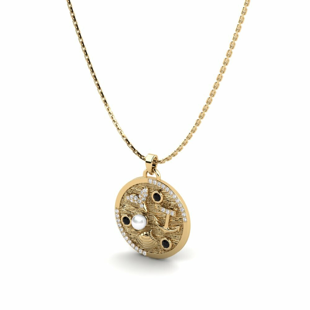 Onyx Noir Pendentif pour femme Tajny