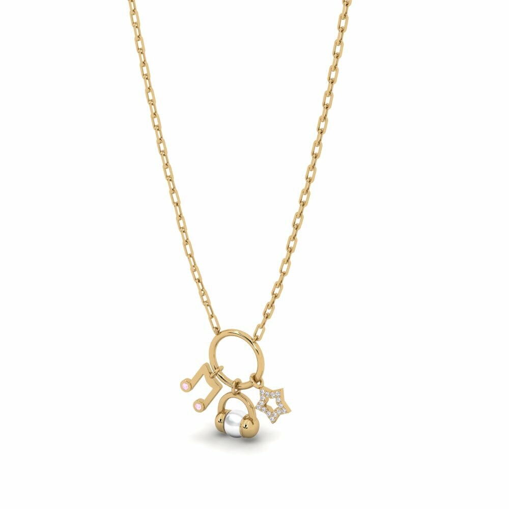 Saphir Rose Collier pour femme Veselyy