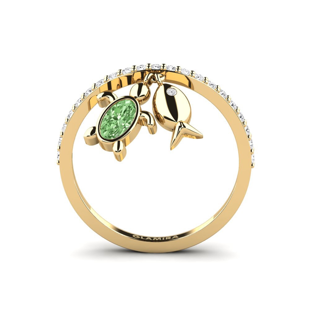 Diamante Verde Anel Resultat
