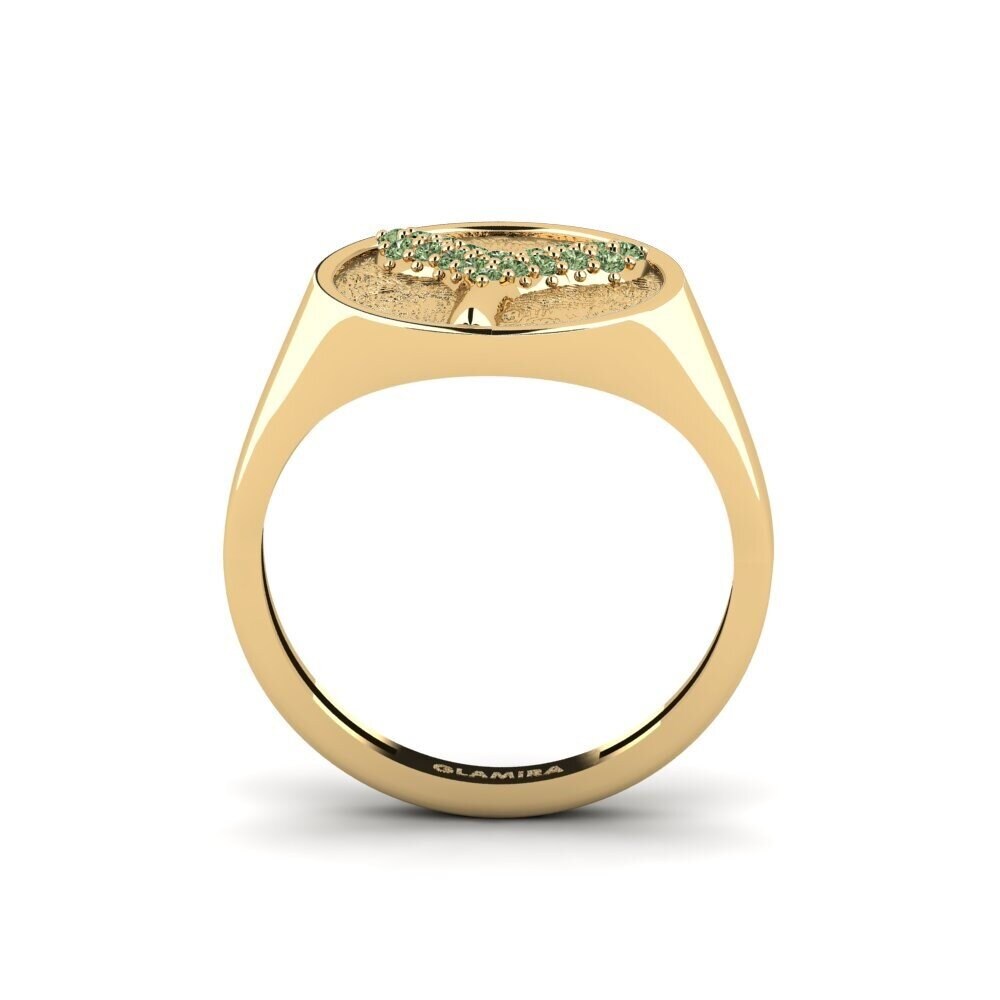 Diamante Verde Anel Risultato