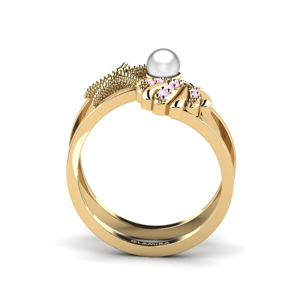 Saphir Rose Bague Vinatta