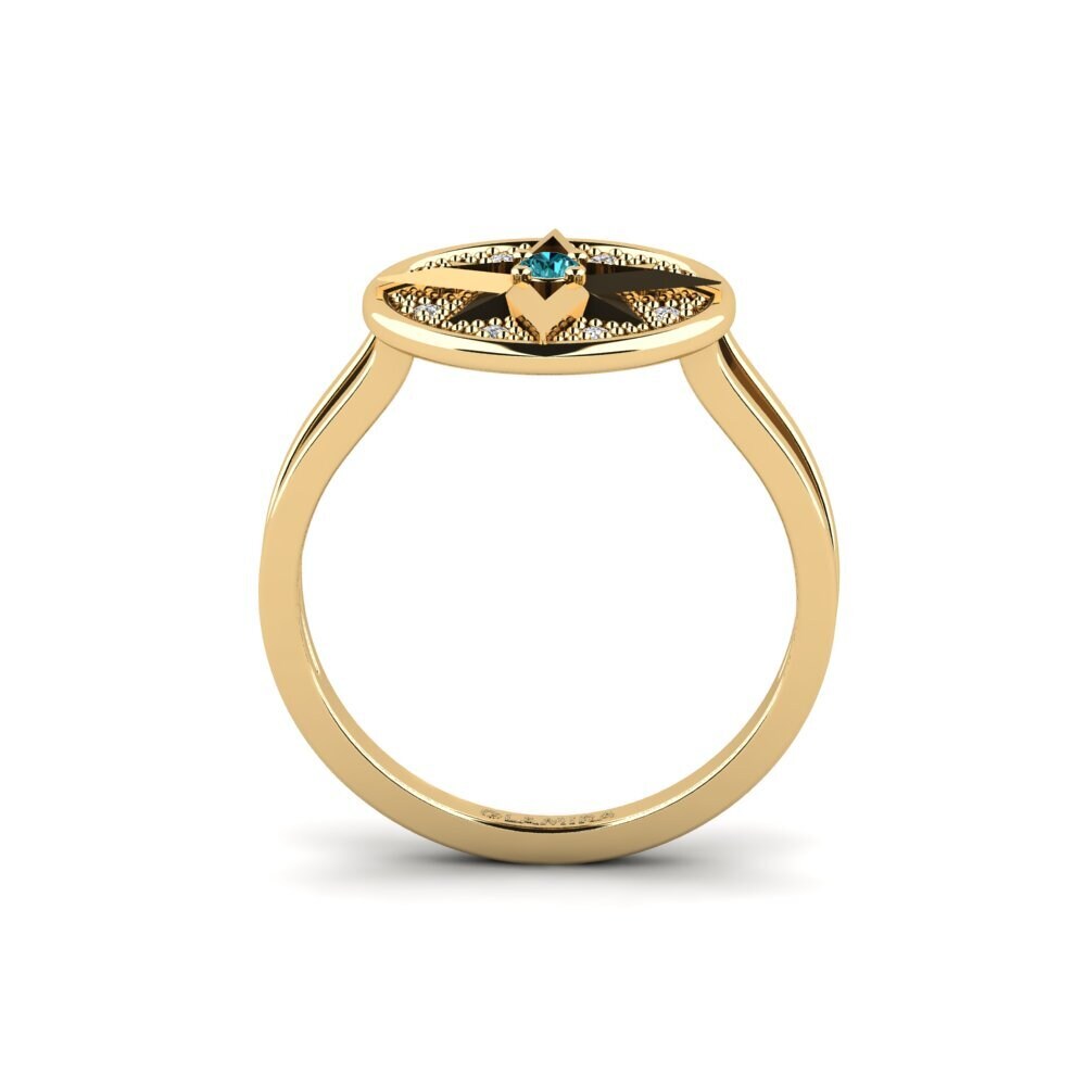 Blue Diamond Ring Gebtu