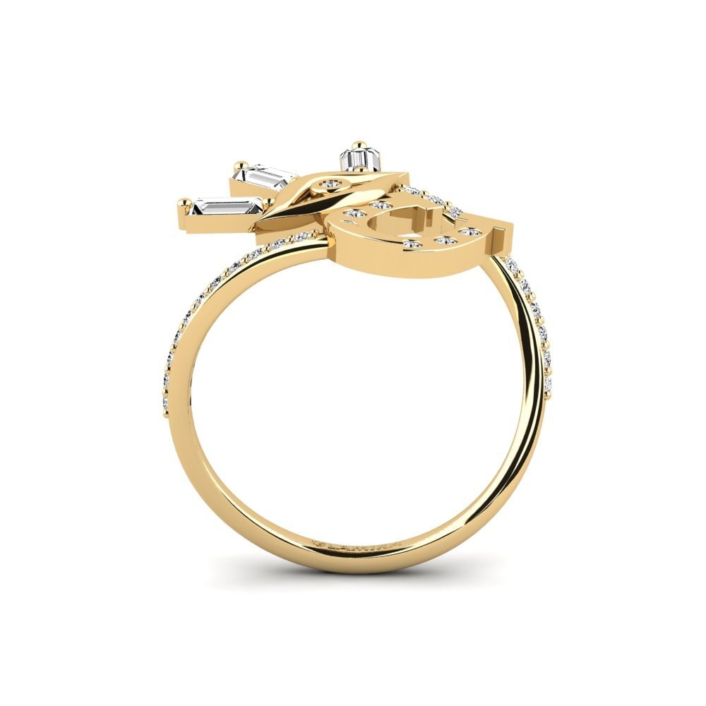 Moissanite Anel Hamina