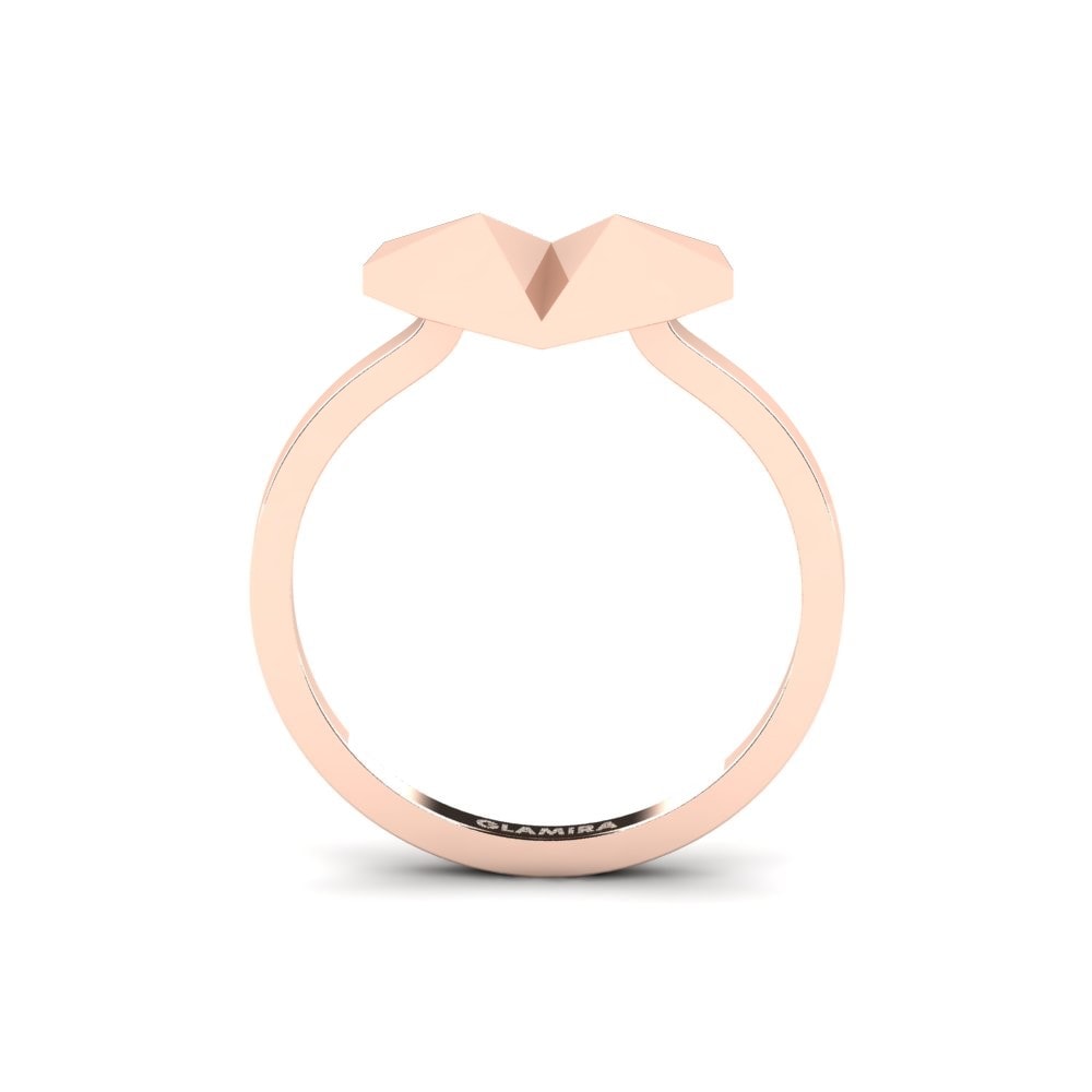 14k Oro Rosa Anillo Arvan
