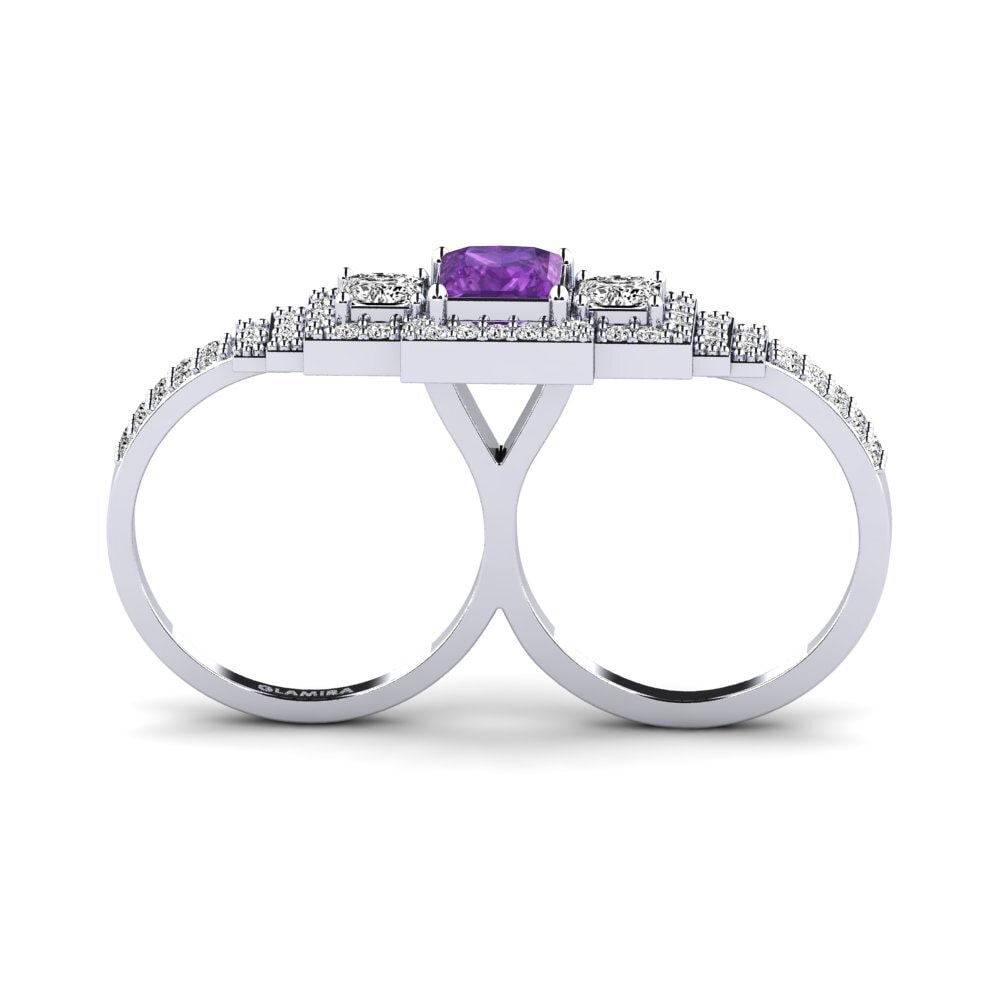 Amatista Anillo Aliran