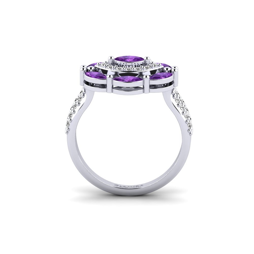 Amatista Anillo Alluvione