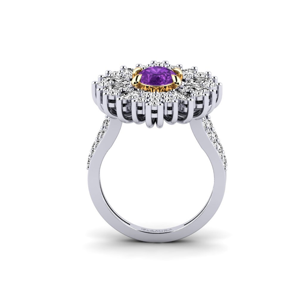 Amatista Anillo Chispear