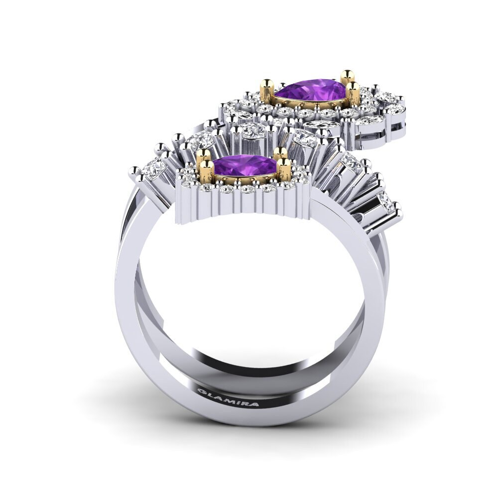 Amatista Anillo Leseli