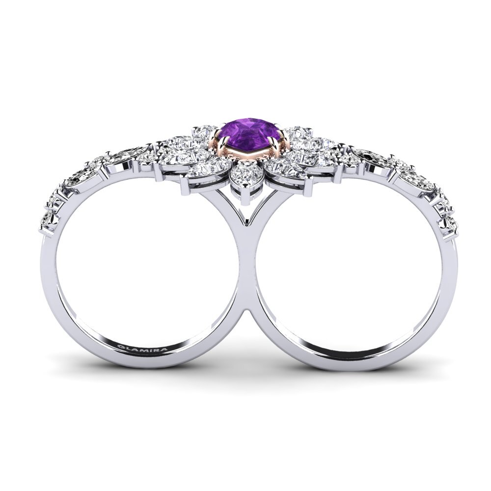 Amatista Anillo Likht