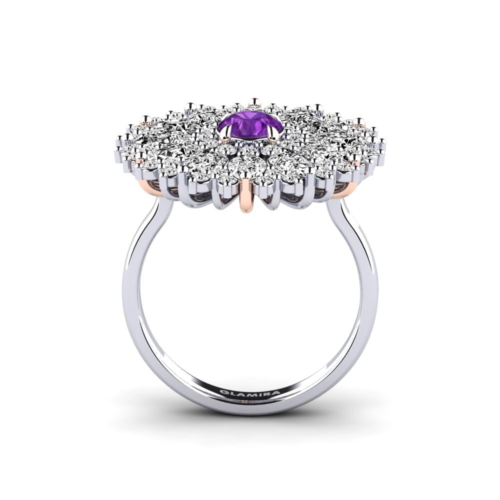 Amatista Anillo Luys
