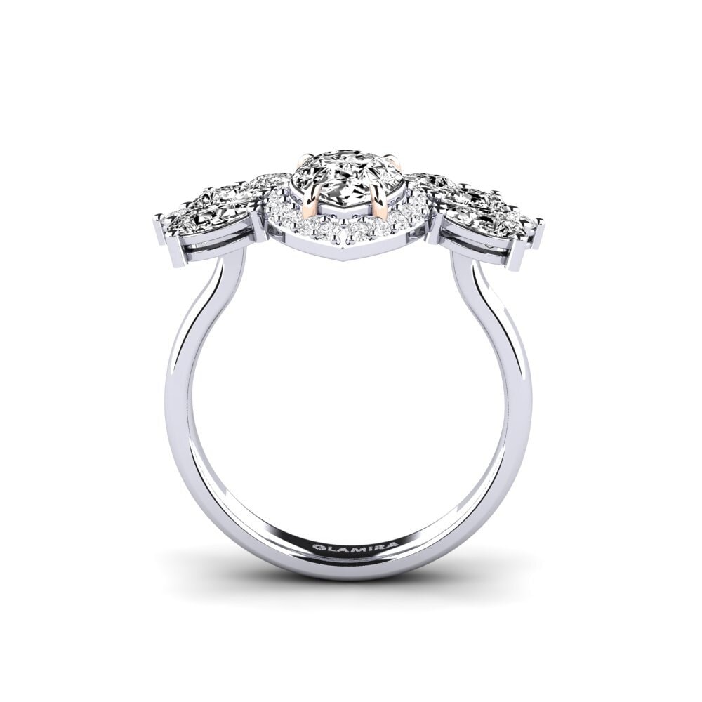 Moissanit Ring Reluzente