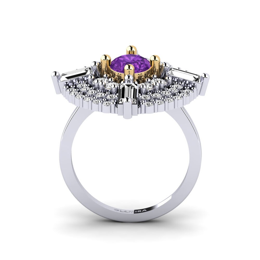Amatista Anillo Tulie