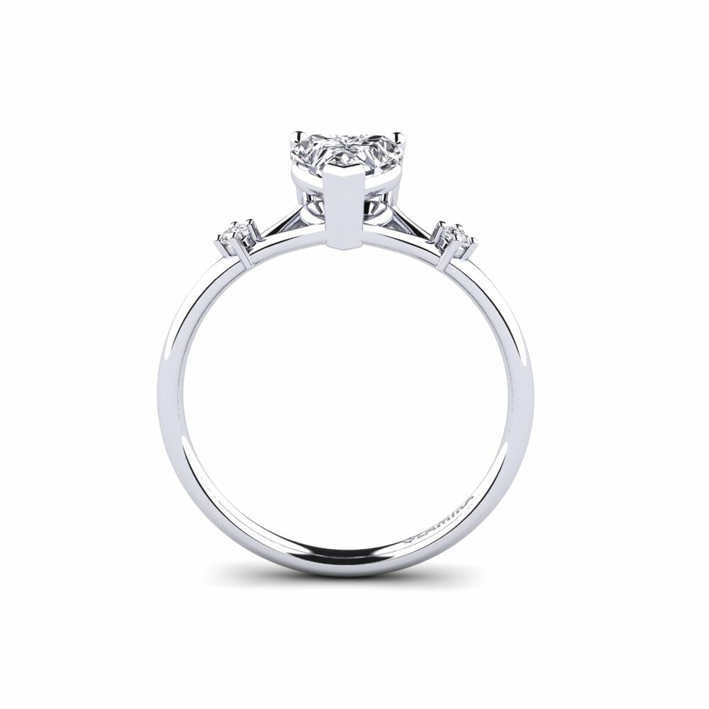 Diamond Engagement Ring Zephyra - Heart