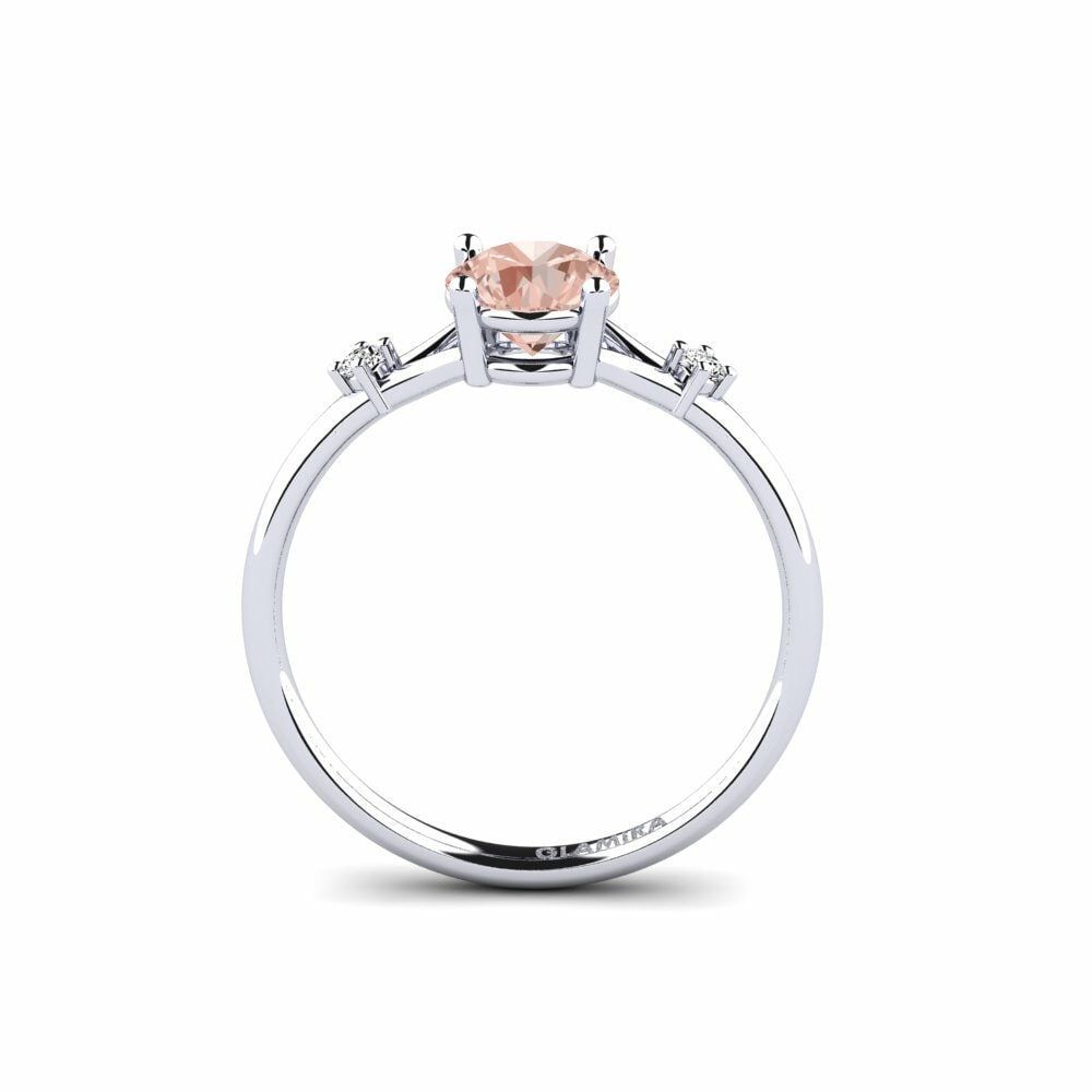 Morganite Engagement Ring Zephyra - Round