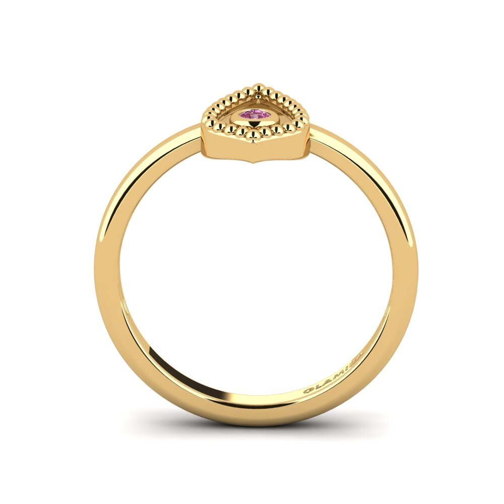 Rhodolite Garnet Engagement Ring Aldean