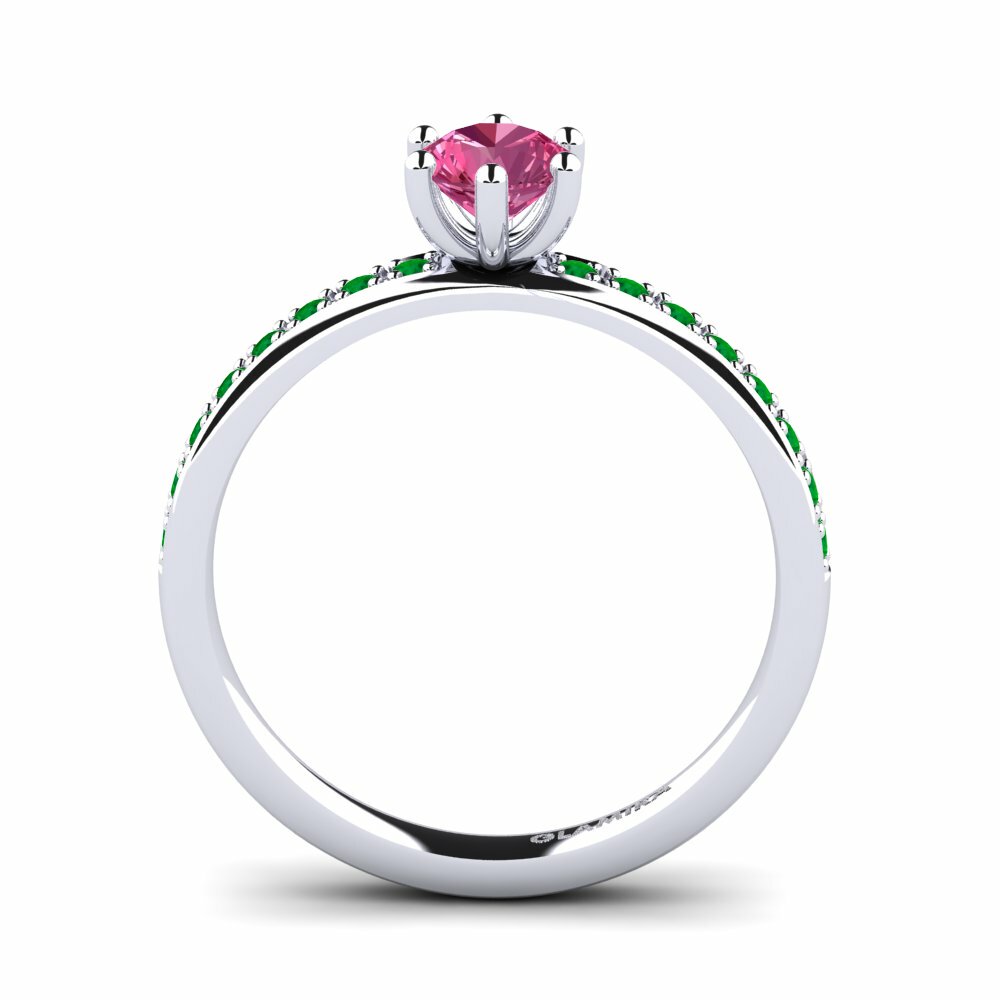 Pink Tourmaline Engagement Ring Ageall 0.5 crt