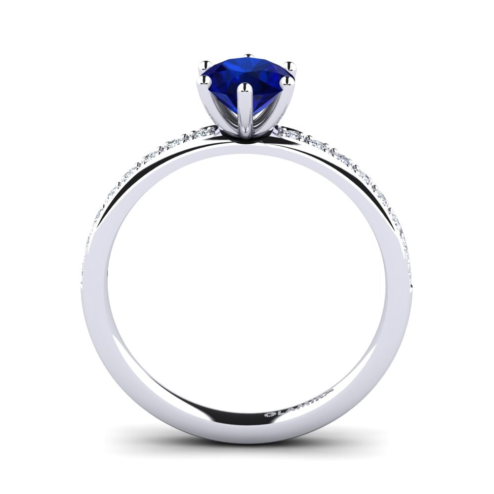 Zafiro Anillo de compromiso Ageall 0.8 crt
