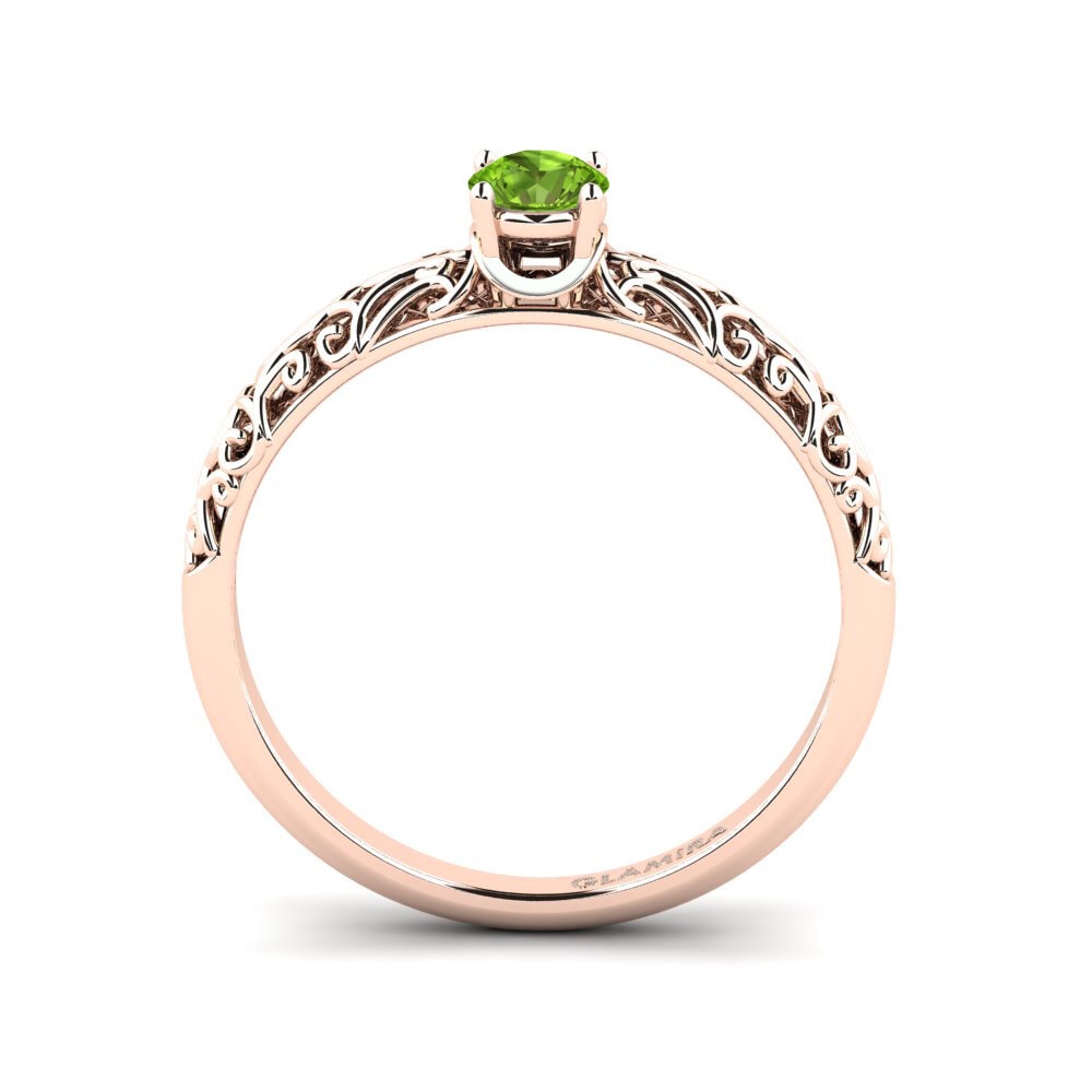 Peridot Engagement Ring Alfreda