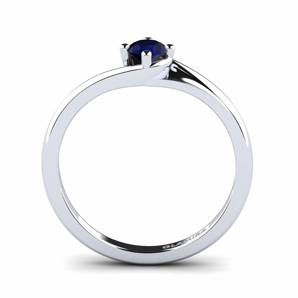 Zafiro Anillo de compromiso Alfrida