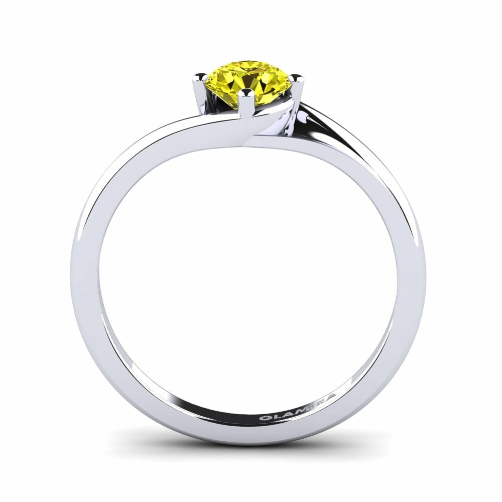 Gele Diamant Verlovingsring Alfrida 0.5 crt
