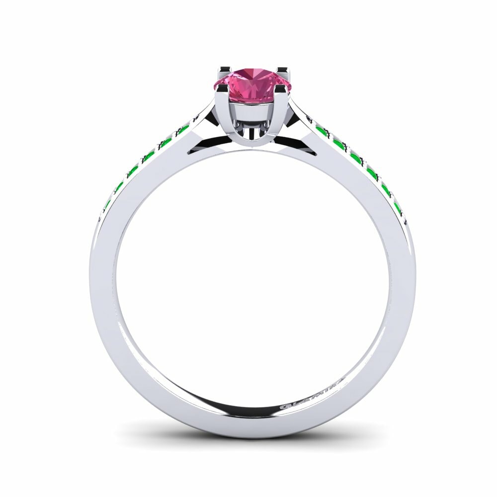 Pink Tourmaline Engagement Ring Alina