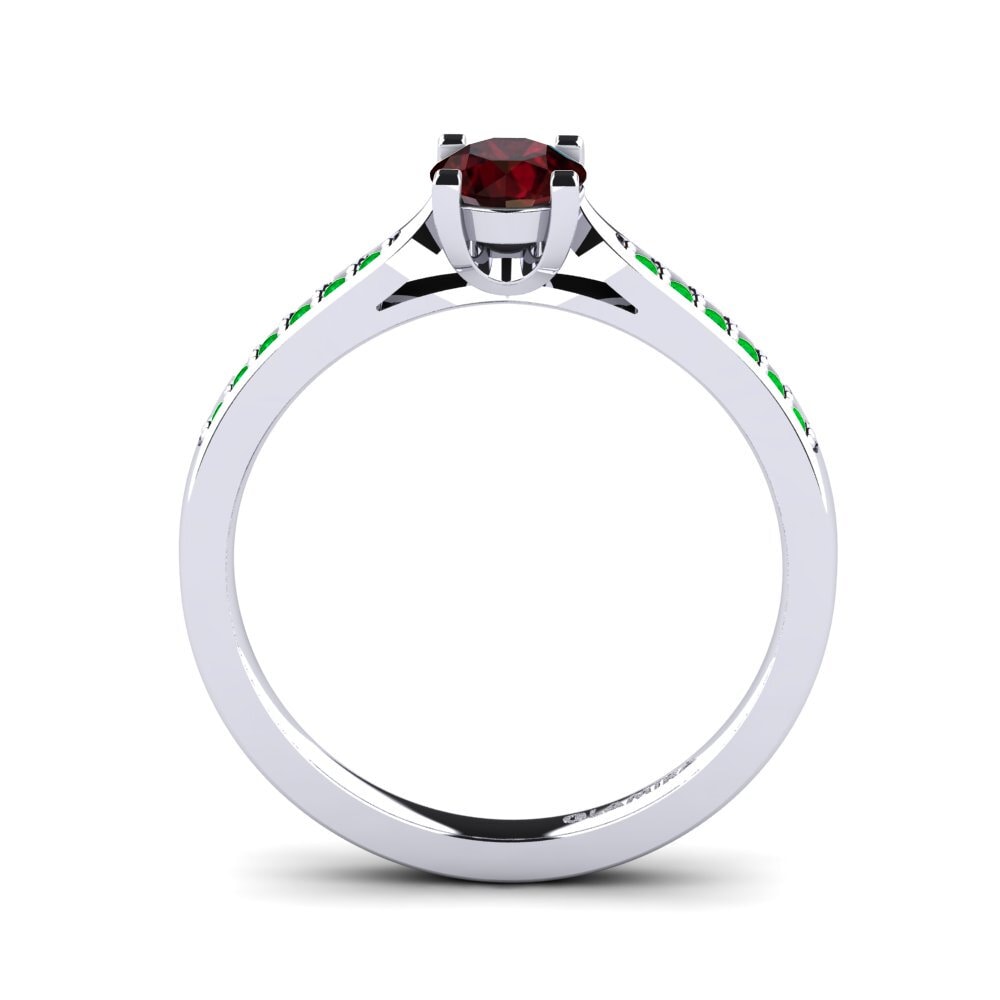 Garnet Engagement Ring Alina