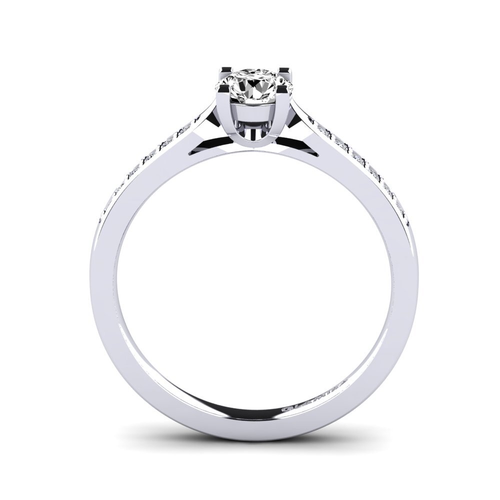 Moissanite Engagement Ring Alina