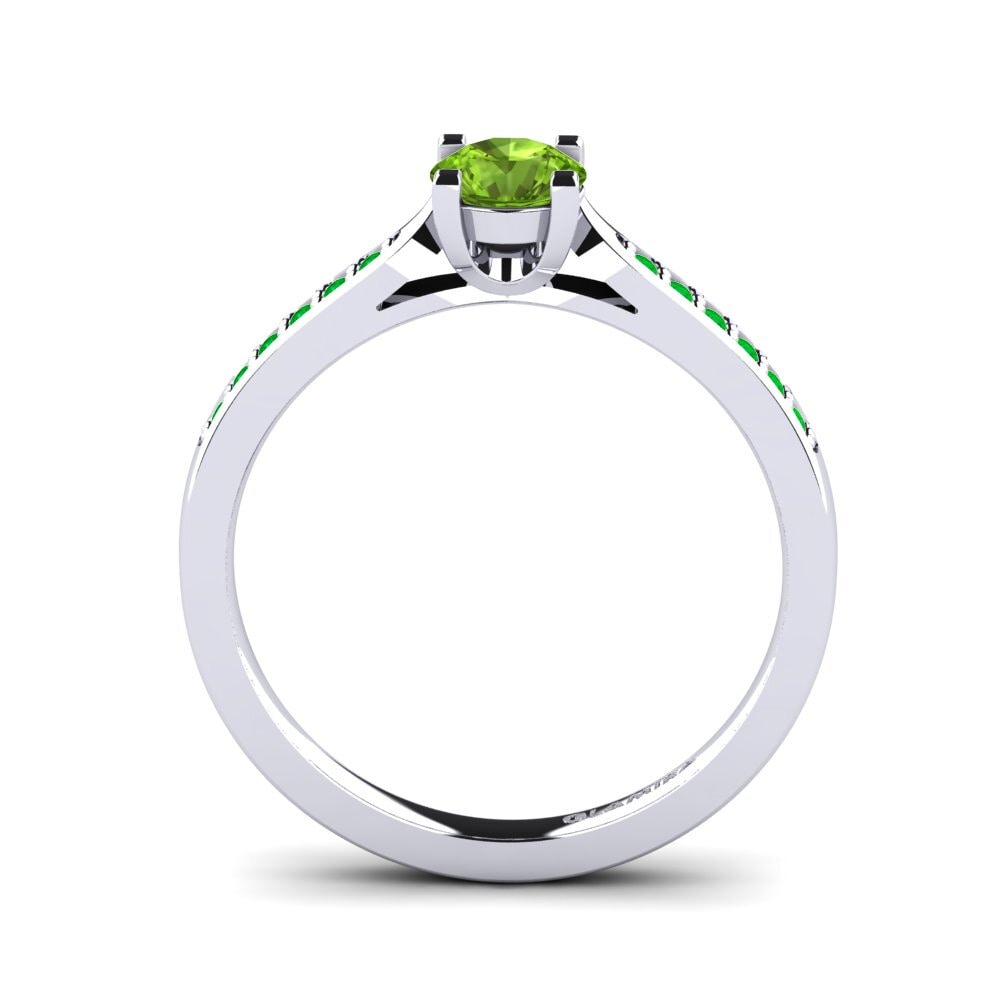 Peridot Engagement Ring Alina