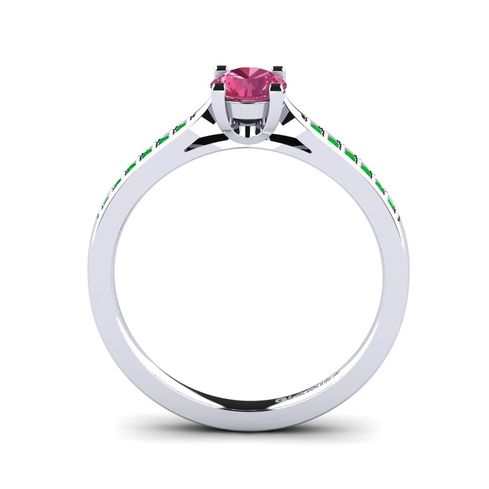 Pink Tourmaline Engagement Ring Alina