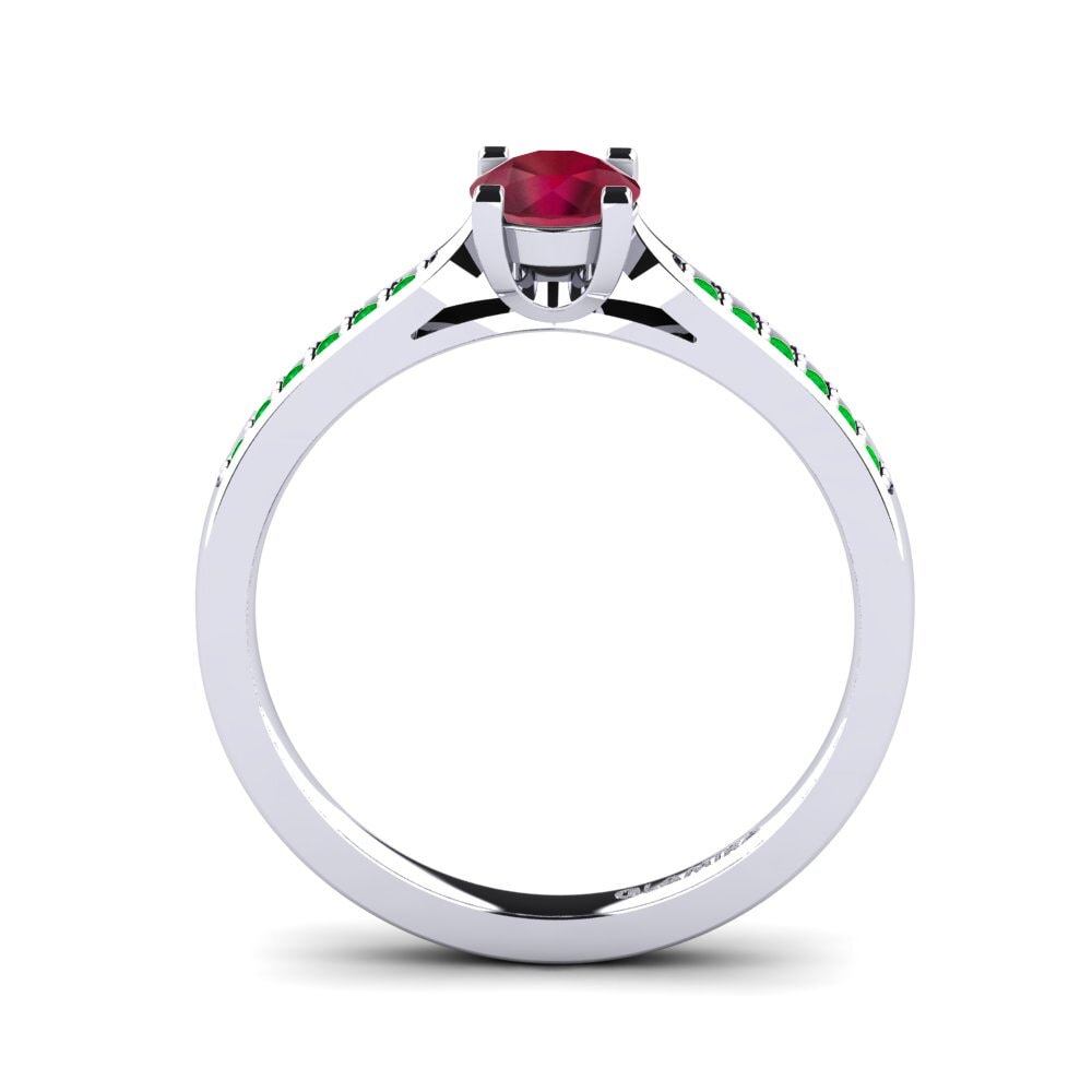Ruby Engagement Ring Alina