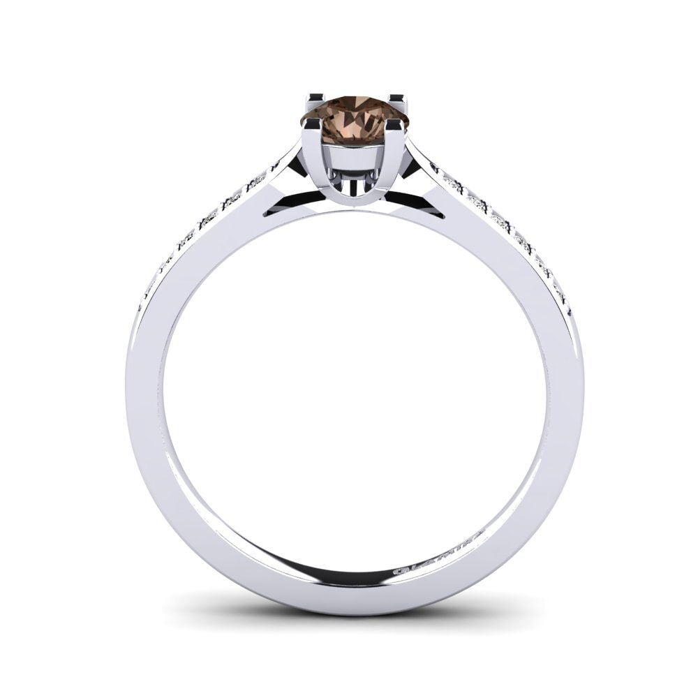 Smoky Quartz Engagement Ring Alina