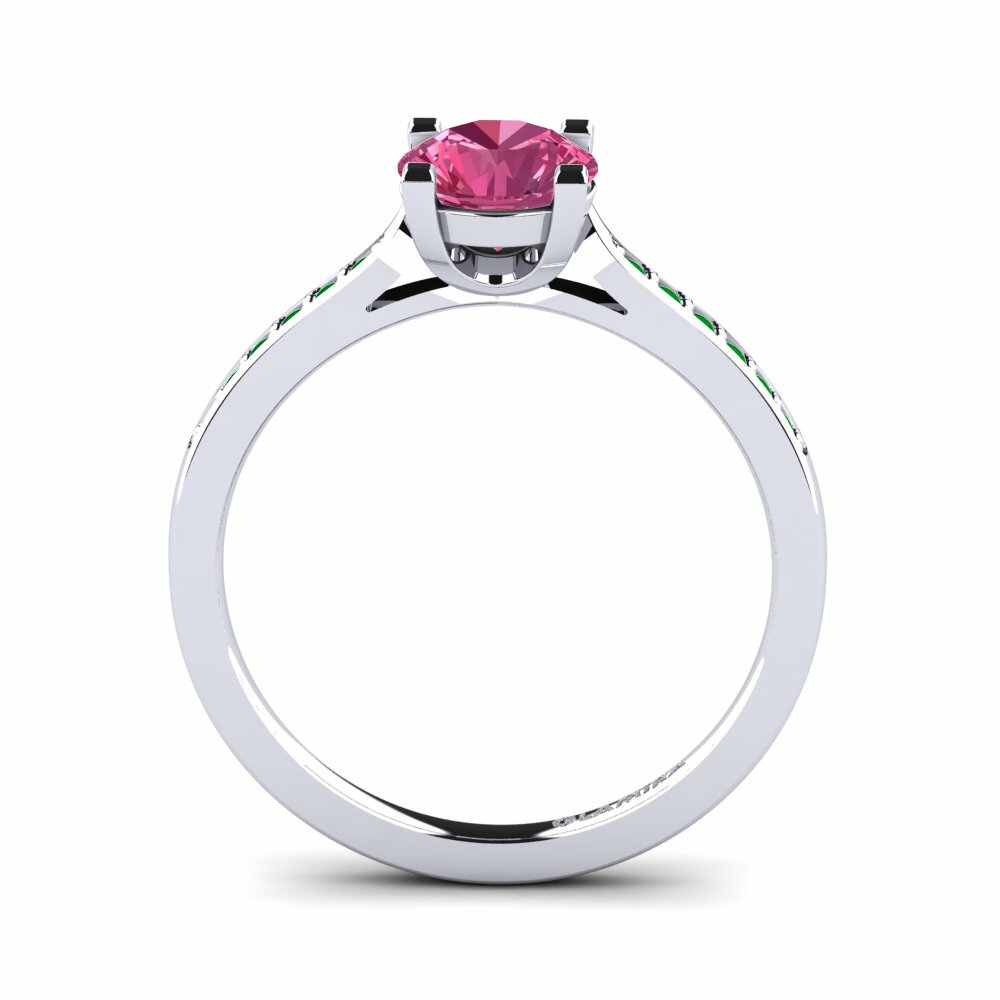 Pink Tourmaline Engagement Ring Alina 1.0 crt