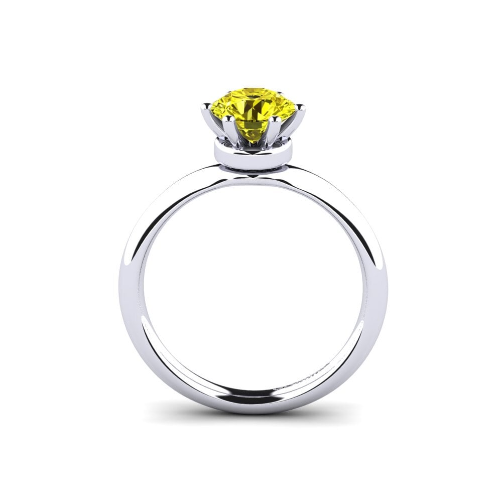 Yellow Diamond Engagement Ring Almira 1.0 crt